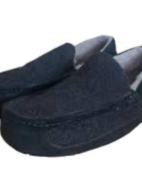 UGG Ascot Wool Navy/Grey Loafer Slipper - Mens -11US main image 4